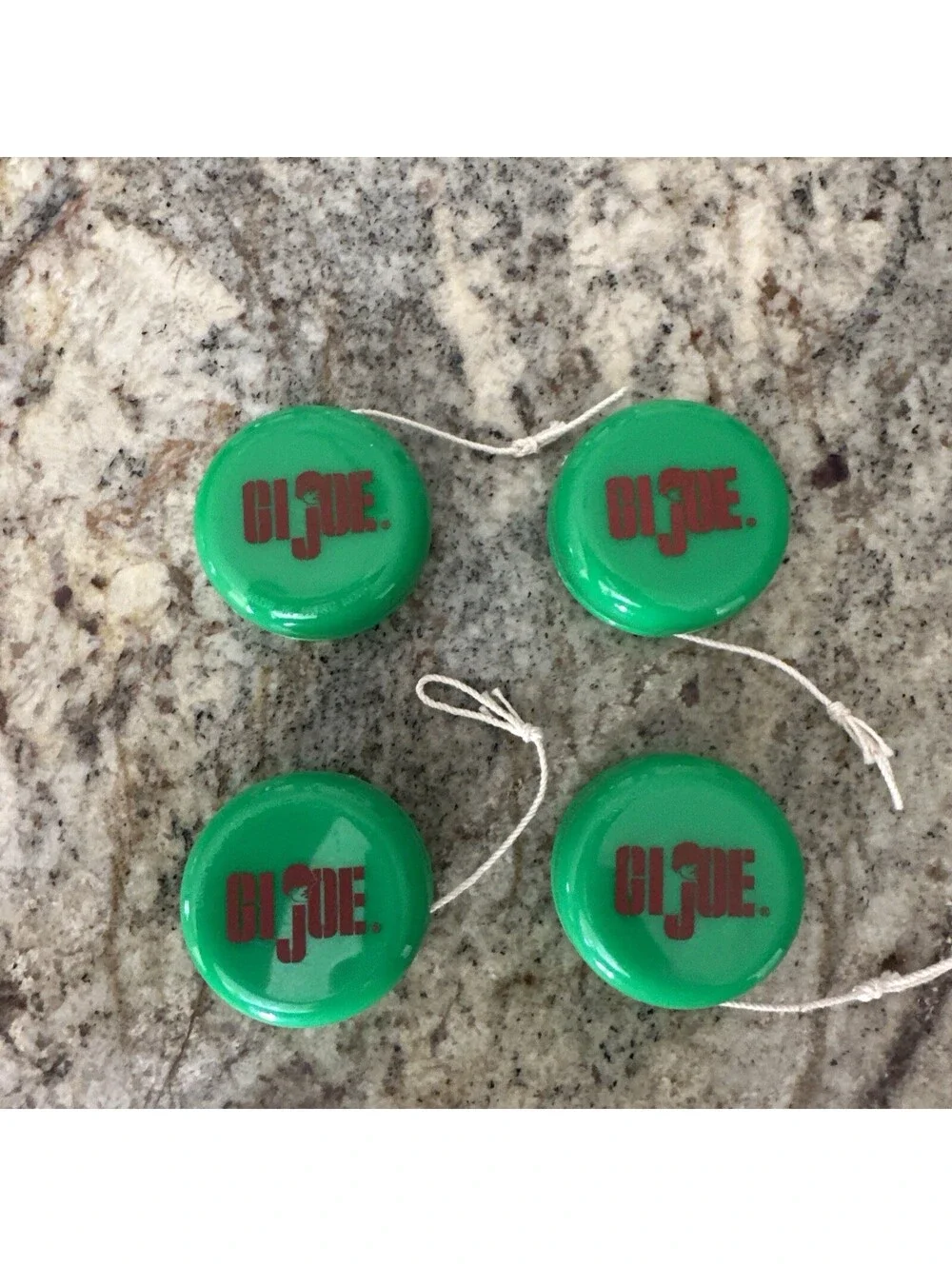 4x G.I. Joe Yo-Yo Lot Hong Kong 1980s GOOD CONDITION + FAST SHIPPING